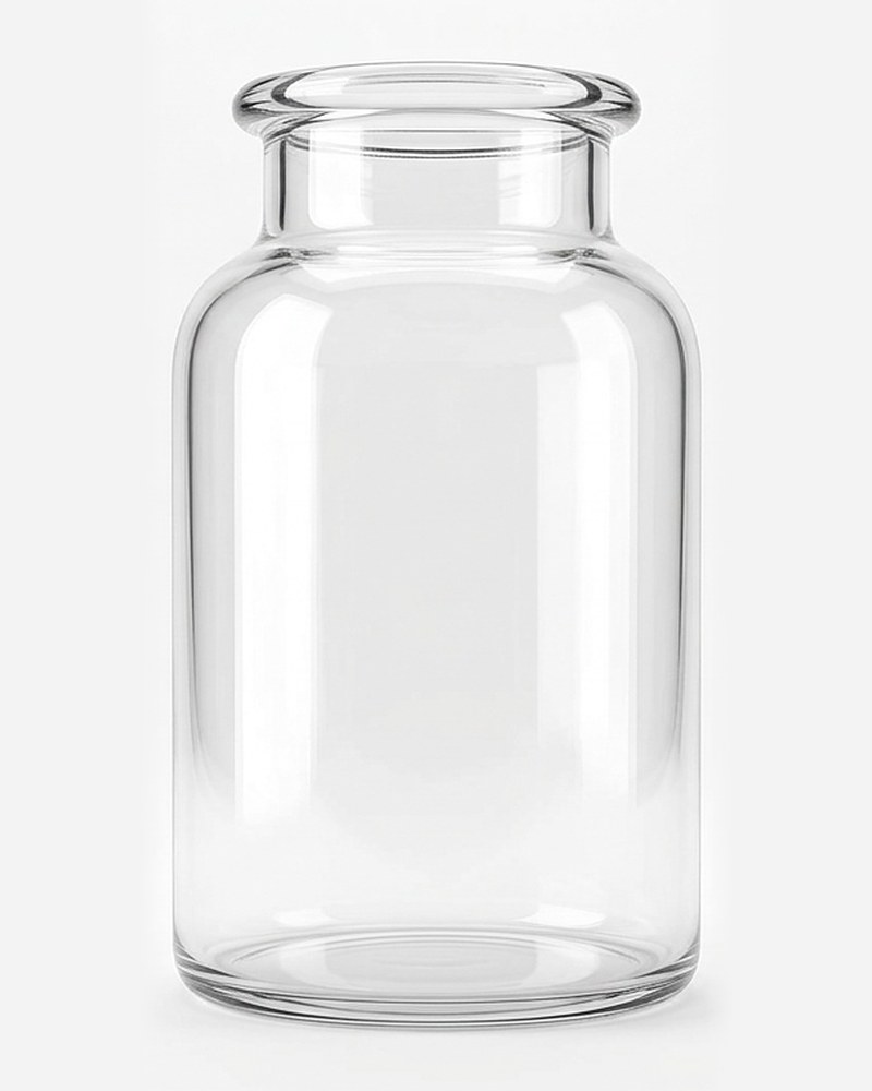 Bocal 2,5 L en verre pour aspirateur de chirurgie