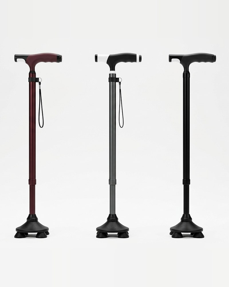 Canne réglable avec torche